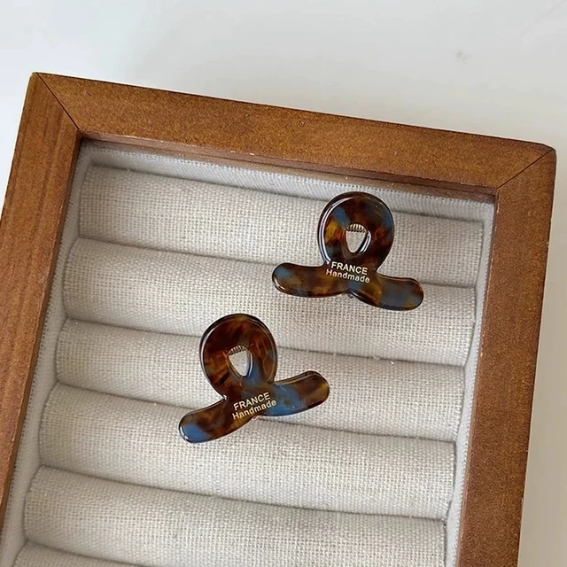 刘海前额发夹女醋酸抓夹小号高级感头饰鲨鱼夹子侧边发卡2025新款