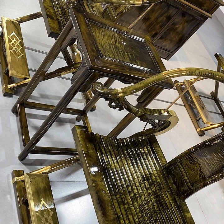 楠木头把交椅三件套