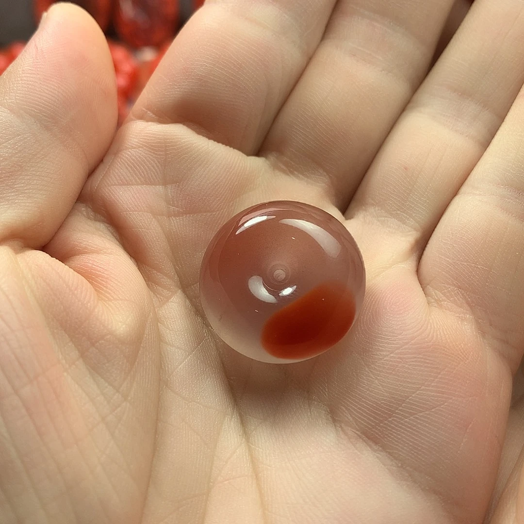 南红玛瑙1未镶嵌平安扣
