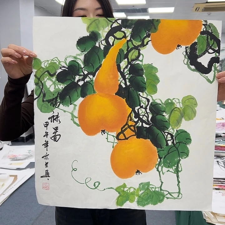国画手绘国画大捡漏