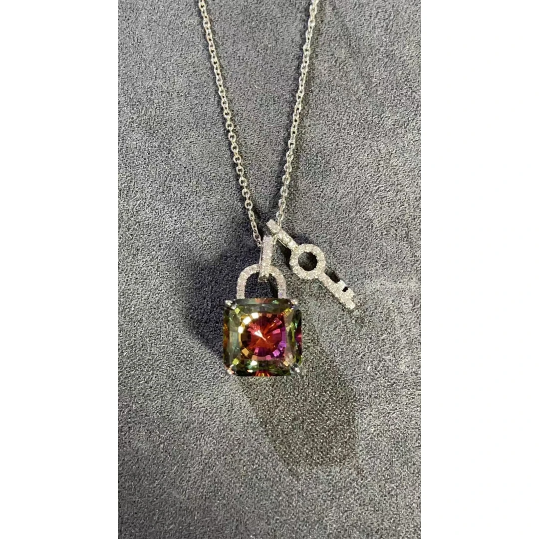 吊坠 福玺甄选马卡龙钥匙吊坠7406