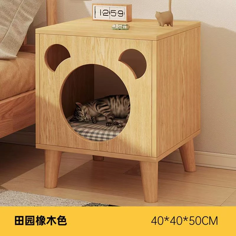 猫窝型床头柜【需要组装 易破损介意勿拍】 有问题联系客服哦