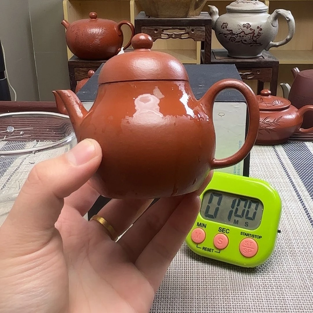 紫砂茶壶《****人微瑕处理