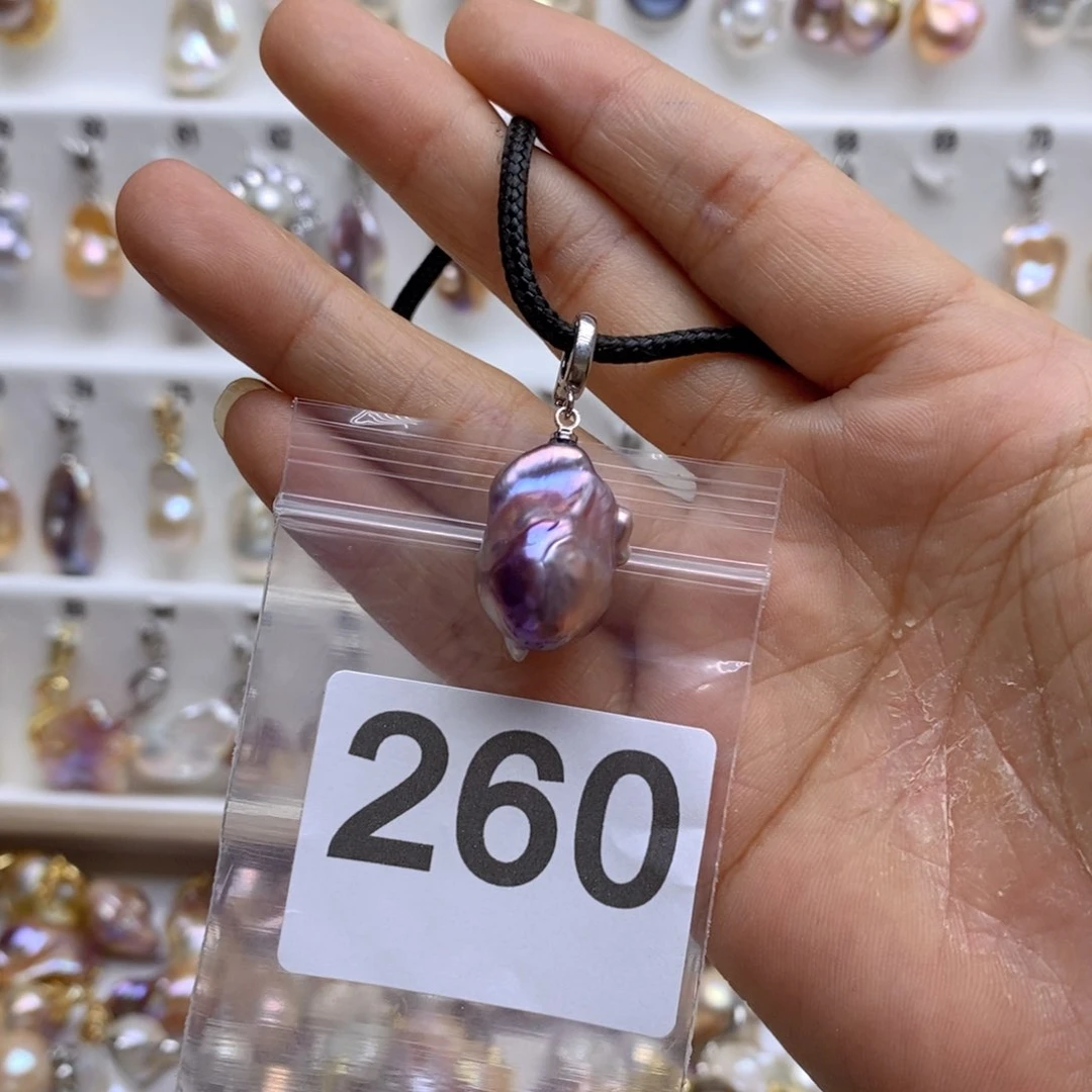 淡水珍珠颈饰银S925镶嵌260