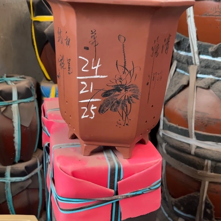 紫砂花盆紫砂花盆