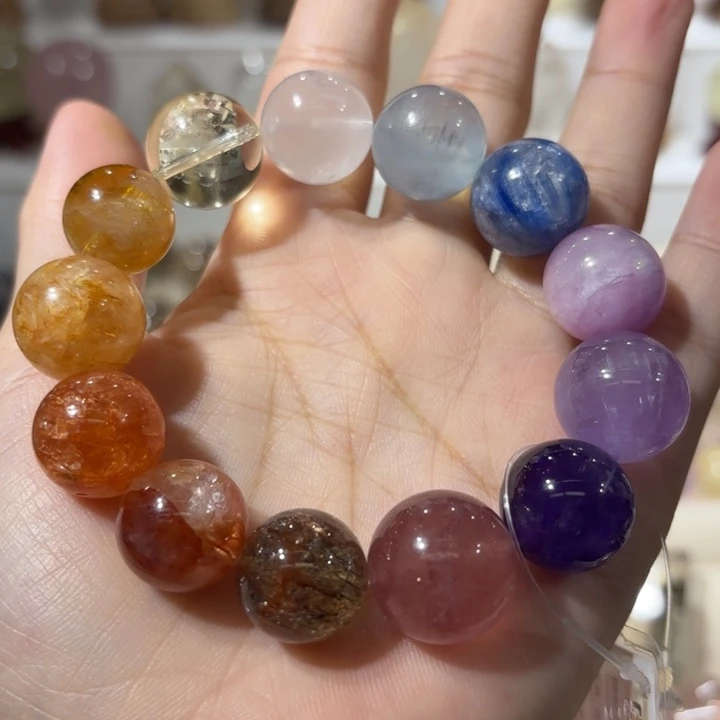 未镶嵌手链水晶多宝