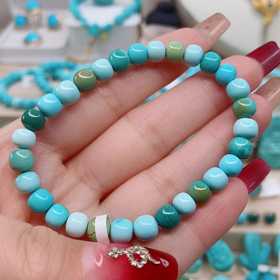 绿松石老型单圈6未镶嵌