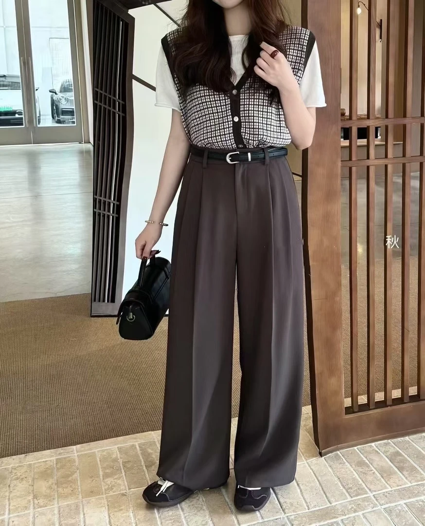 （备注编码）秋季时尚舒适百搭垂感阔腿西裤