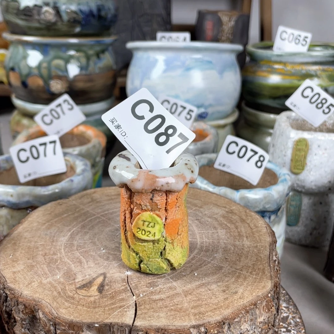 紫砂花盆独枝干内口2