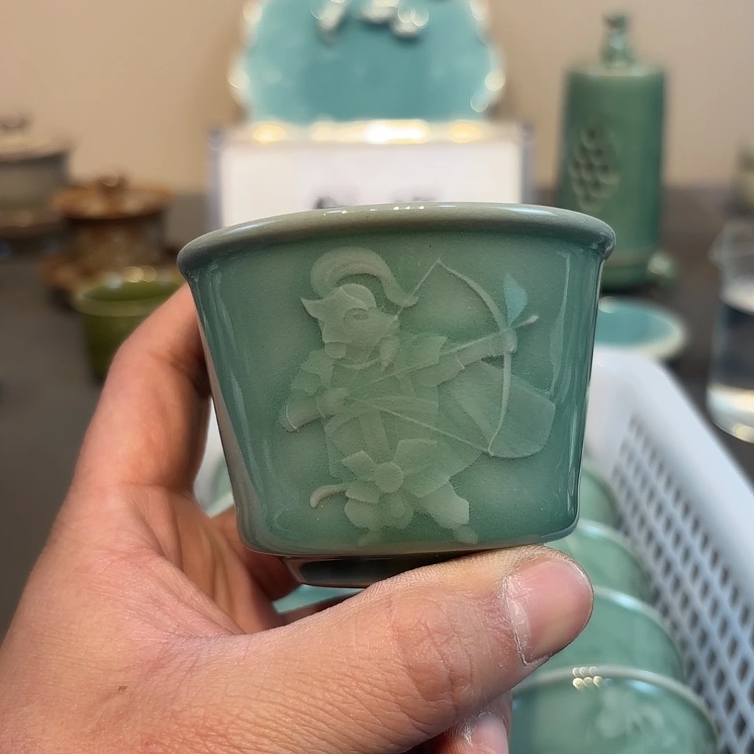 瓷片龙泉青瓷福利青瓷