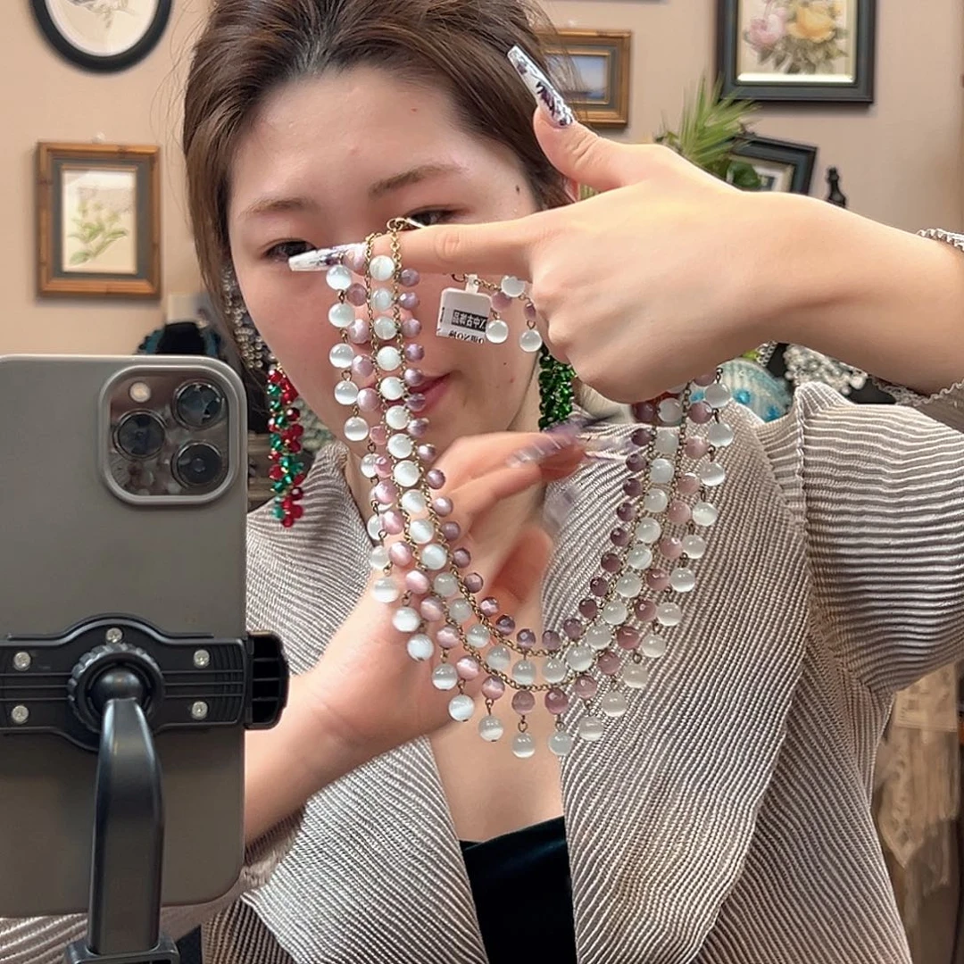 小***兰颈饰玻璃编号303 项链