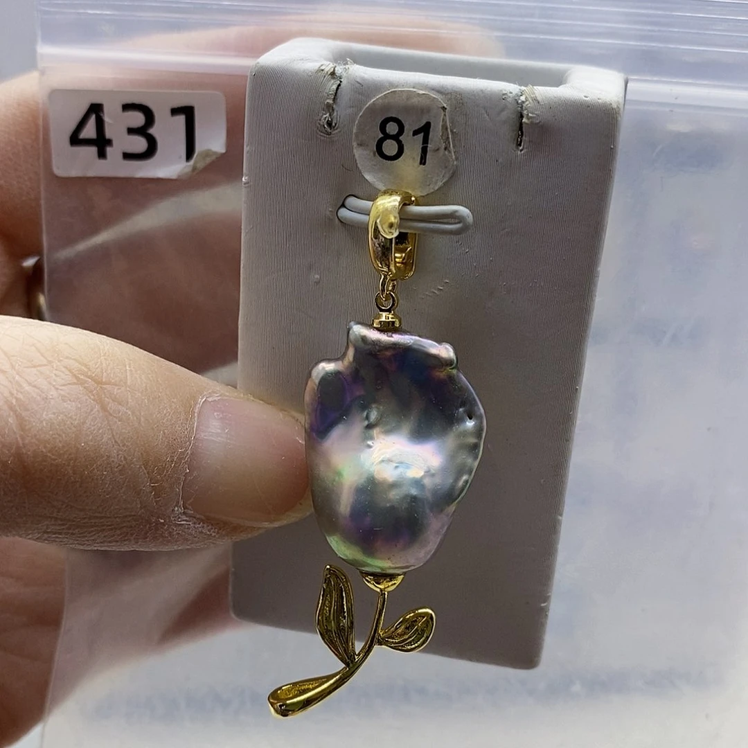 颈饰合金淡水珍珠