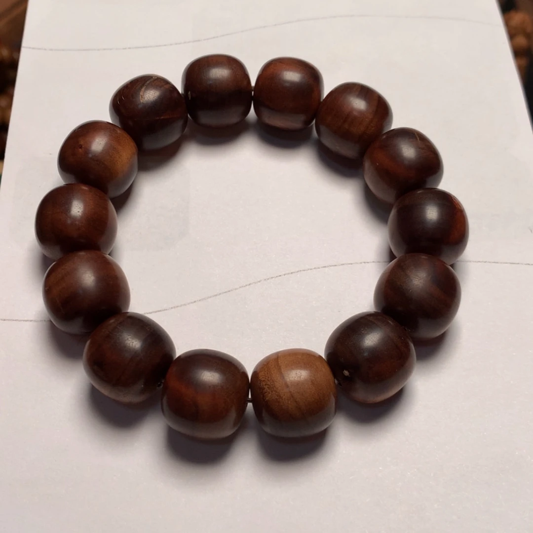 【闪购商品】檀香木手串/手链老山檀香15x16瑕疵