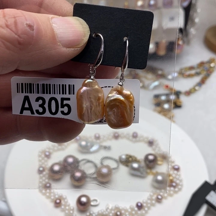 淡水珍珠项链合金305