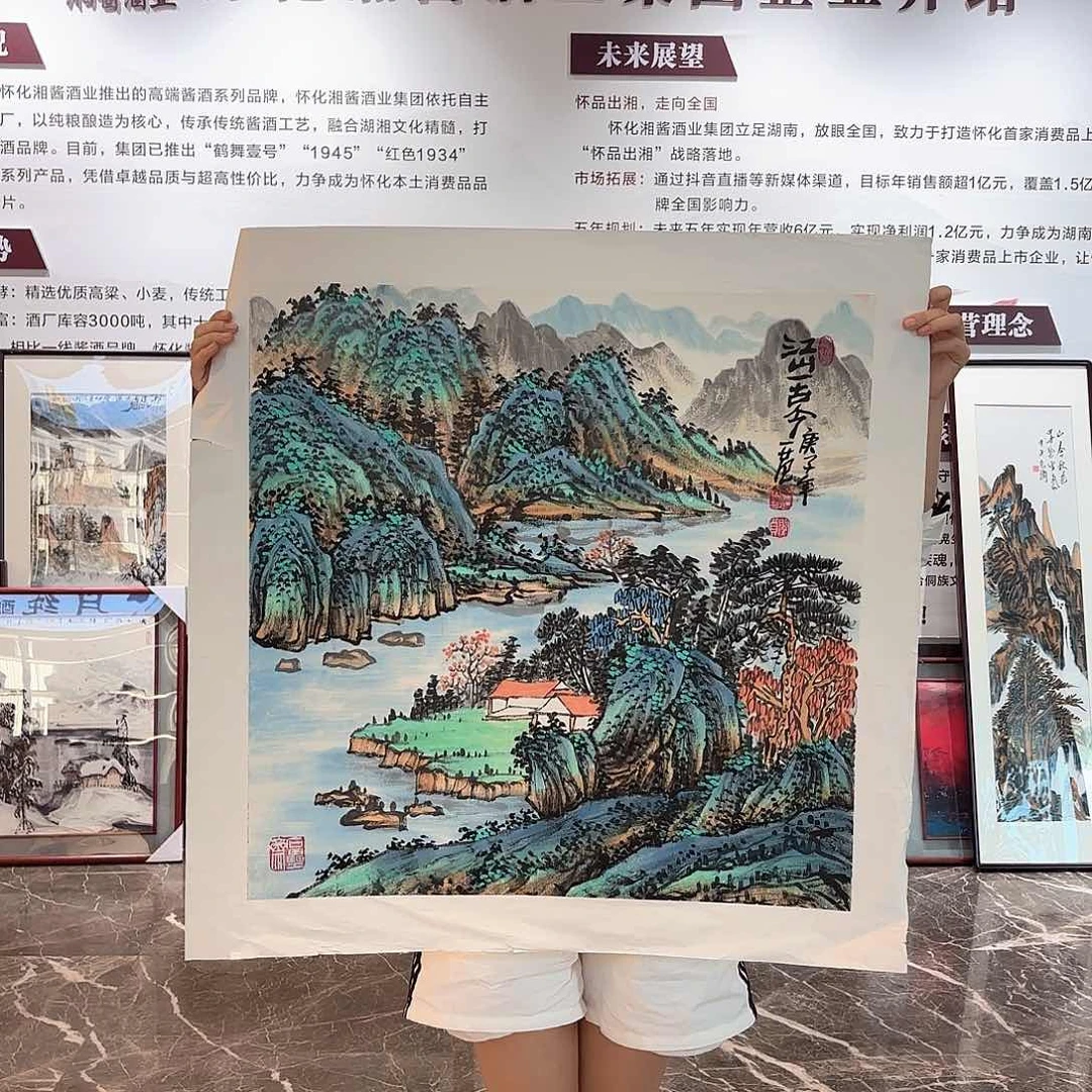 横款精品书画大画册