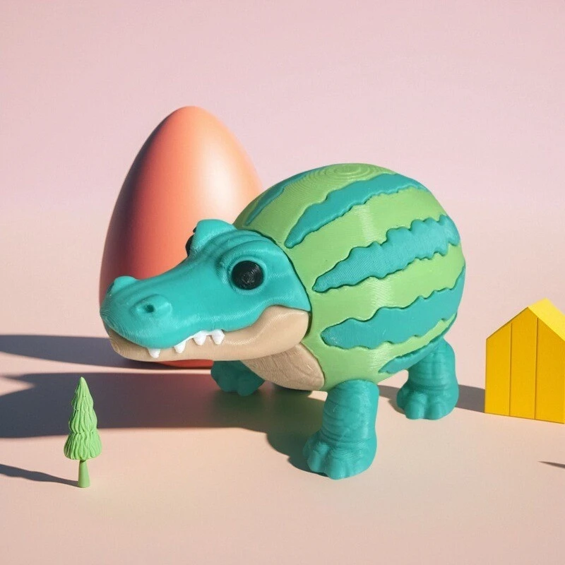 国外山海经系列西瓜家族可爱搞怪西瓜鳄鱼西瓜长颈鹿动物周边玩具