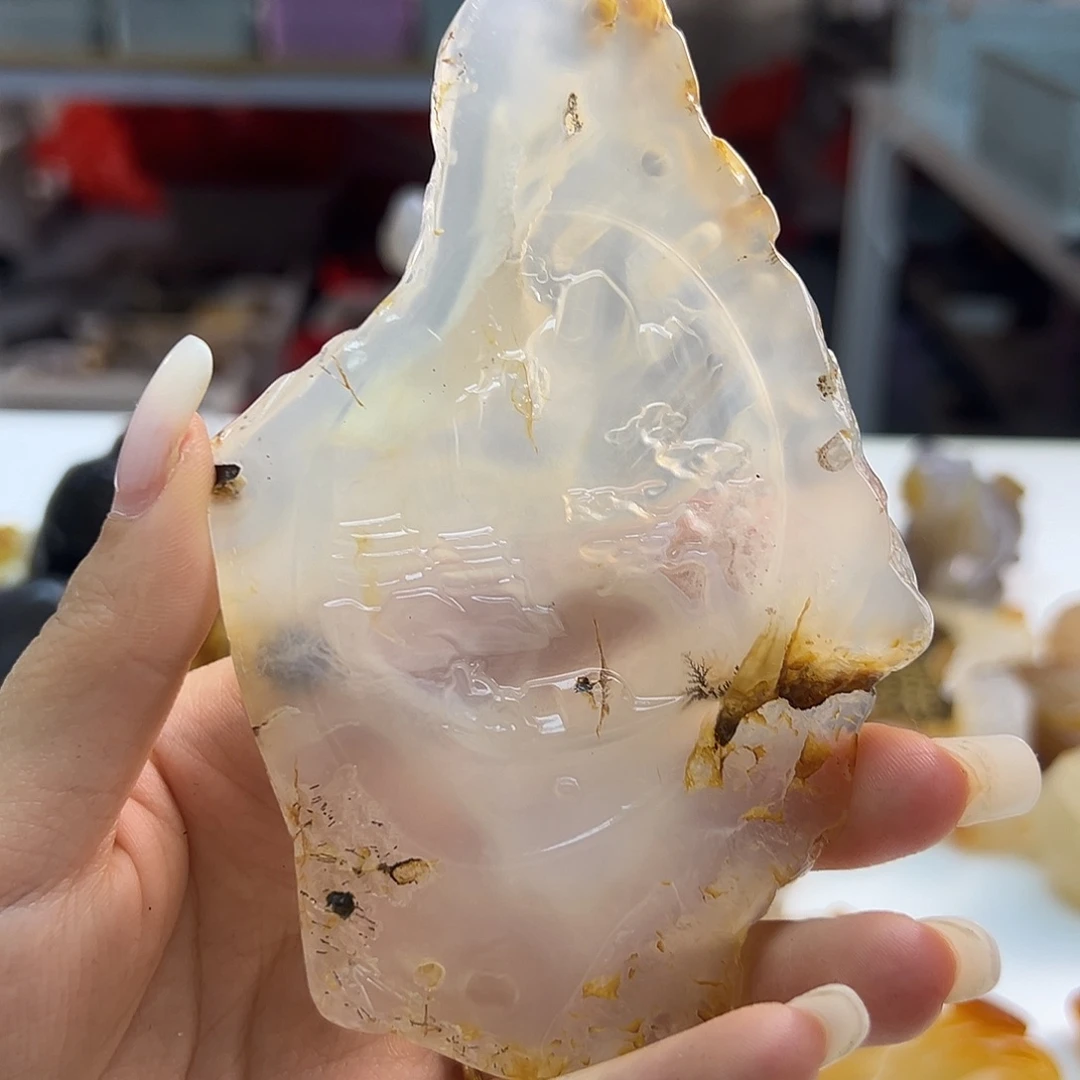 玛瑙/玉髓未镶嵌吊坠(不含链)