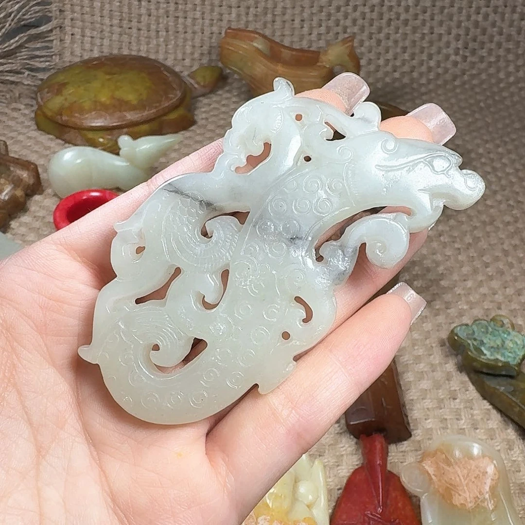 白玉菩提吊坠挂件