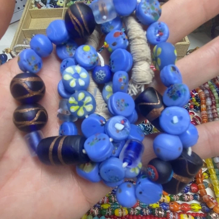 琉璃颈饰纯色多宝 孤品