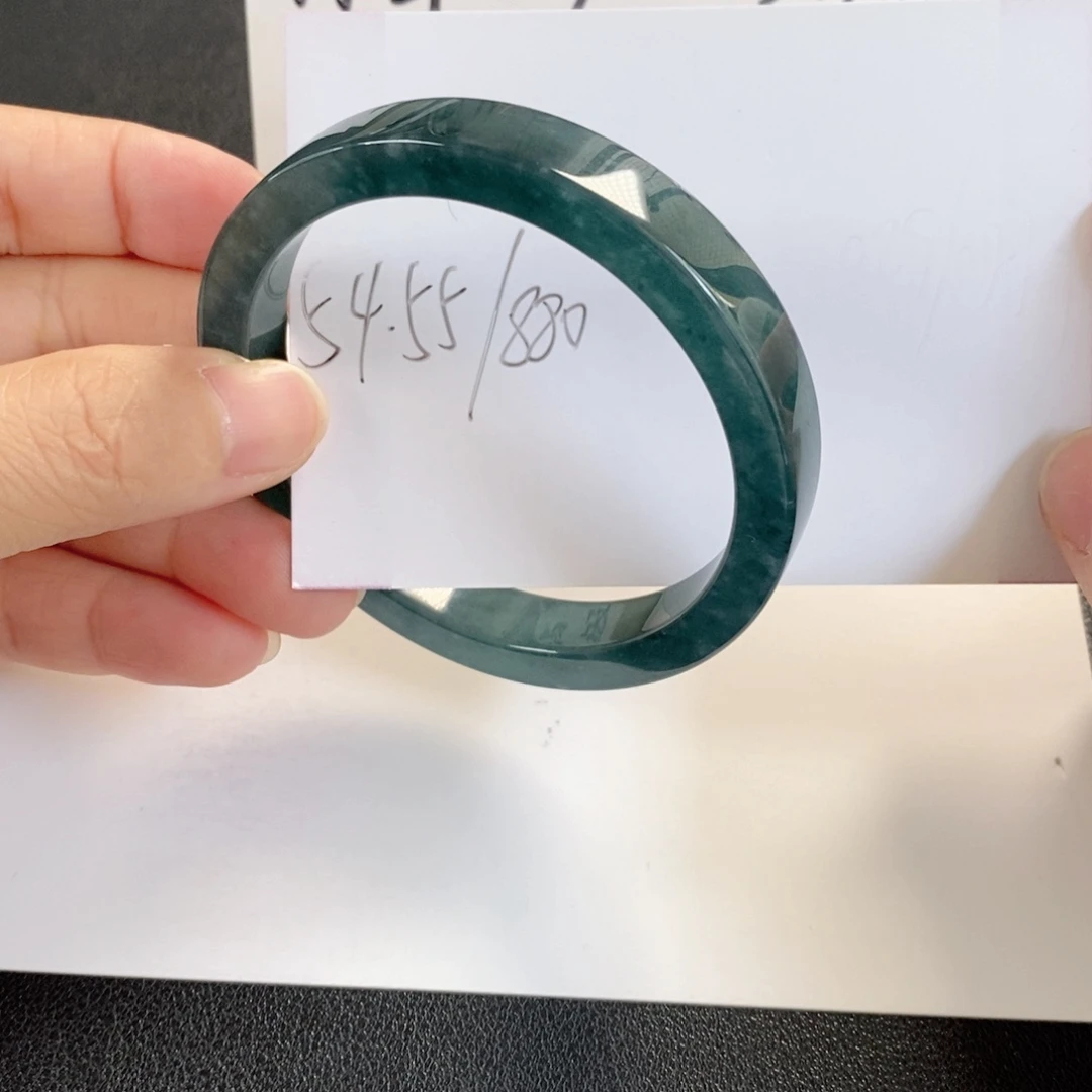 翡翠未镶嵌手镯天然翡翠