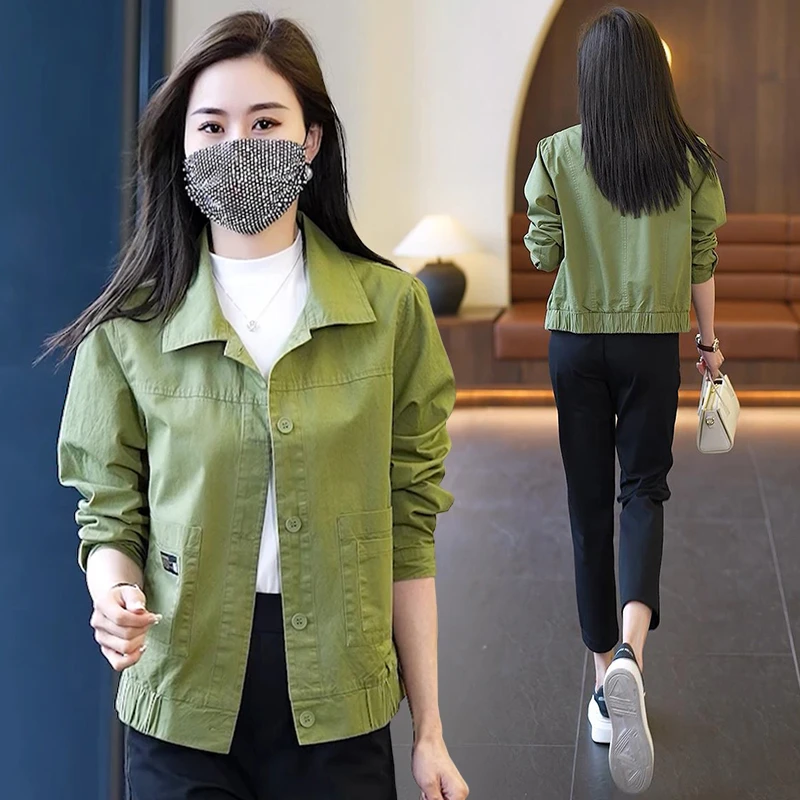 2025春秋女士外套时尚洋气质感休闲洋气百搭长袖显瘦宽松网红