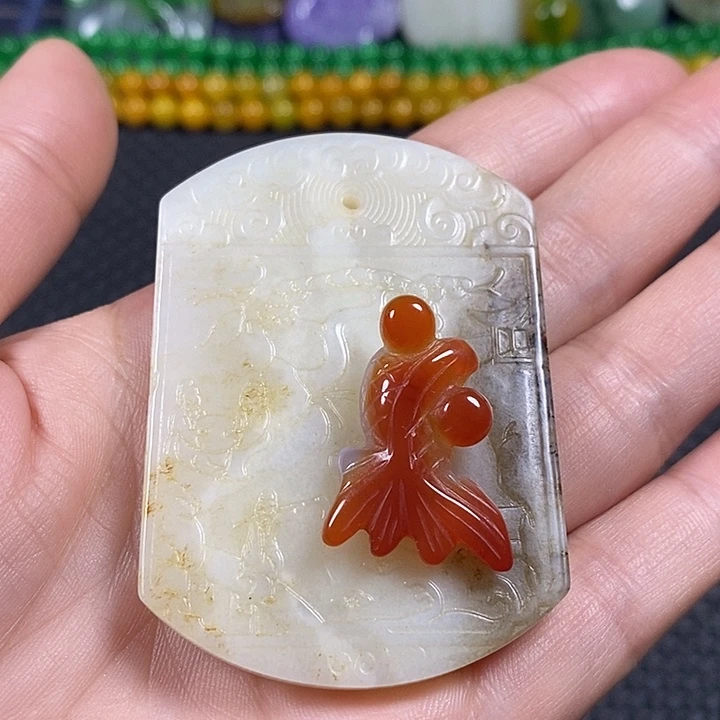 和****紫金钵盂菩提吊坠
