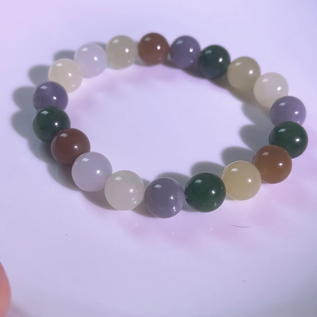 和田玉未镶嵌手链卡 10 多宝