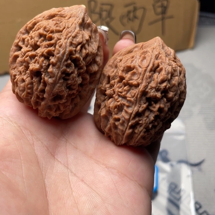 南***黎把件文玩核桃大蒜头37