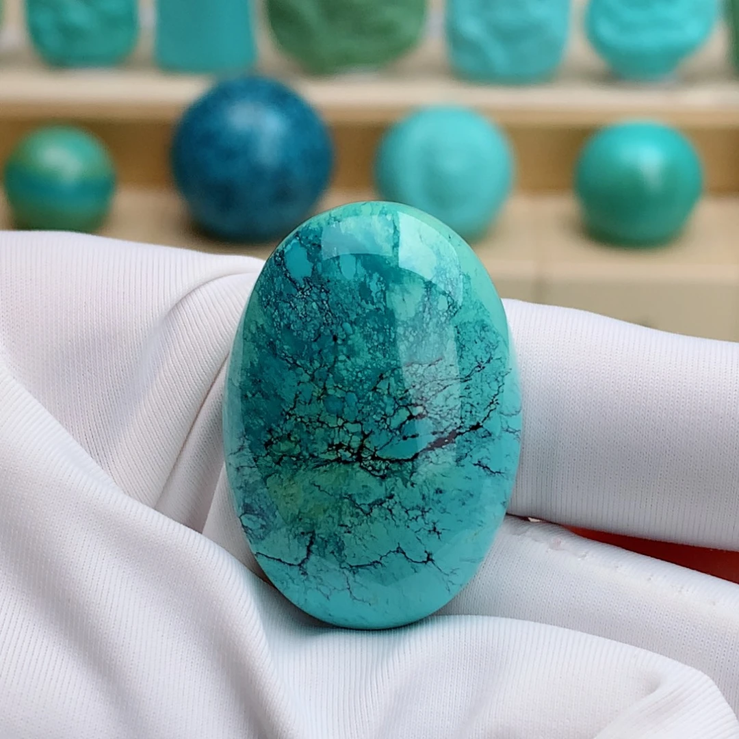 绿松石未镶嵌挂件