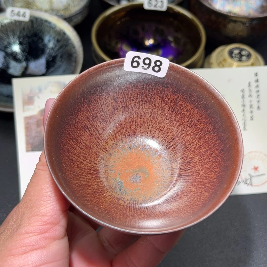 茶盏698 建盏单盏放大漏…………