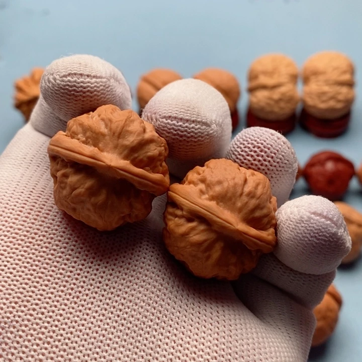 文玩核桃把件玉石方尊