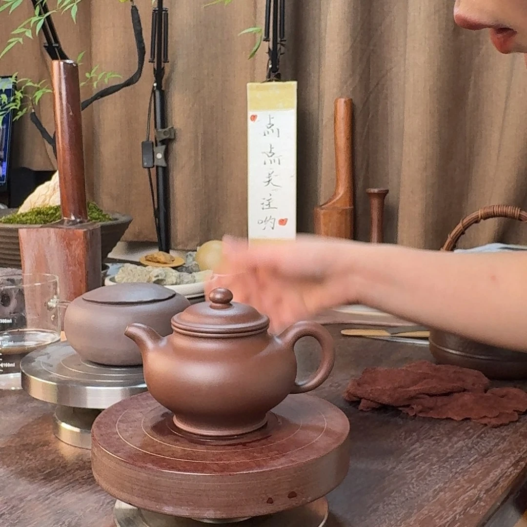 原矿紫泥半手工掇只