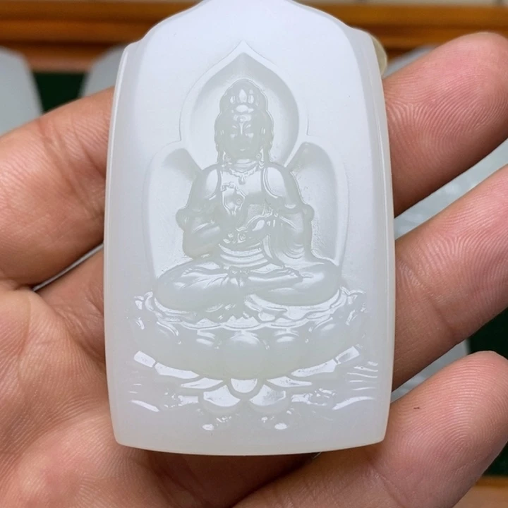 观音厚12.6+卡37×61.6精品46中号观音牌精雕工