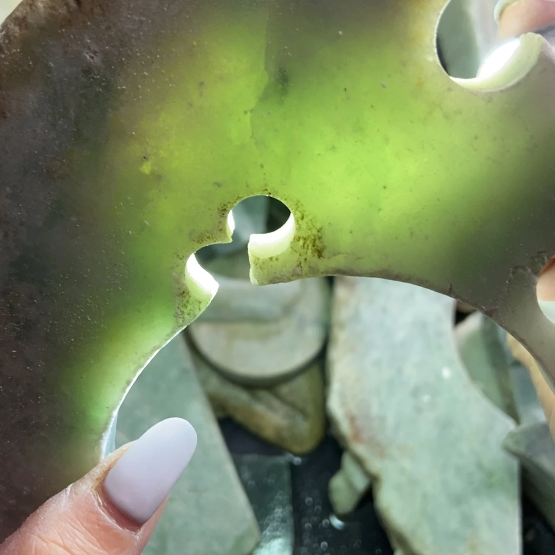 翡翠未镶嵌挂件天然翡翠