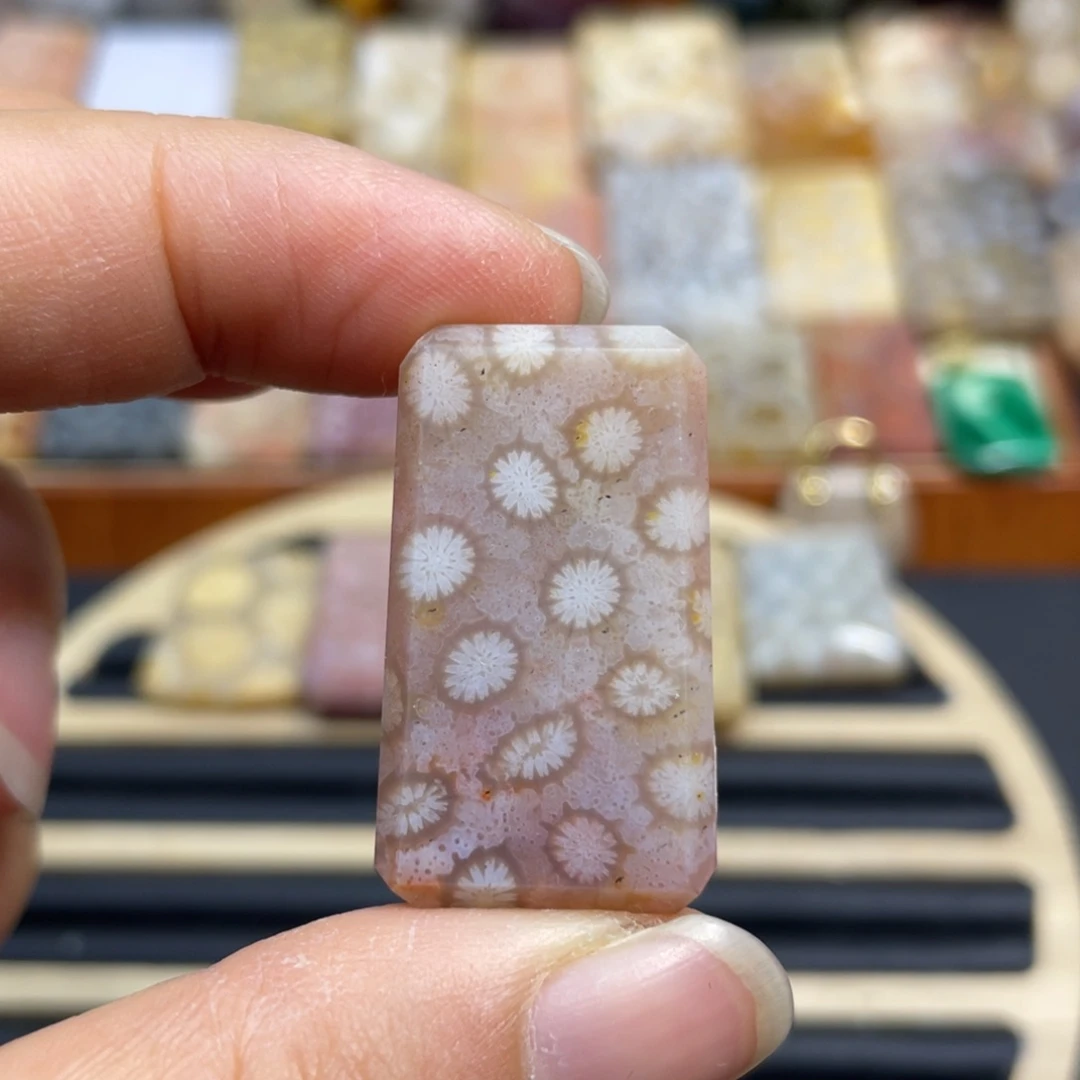 硅化玉未镶嵌颈饰k20