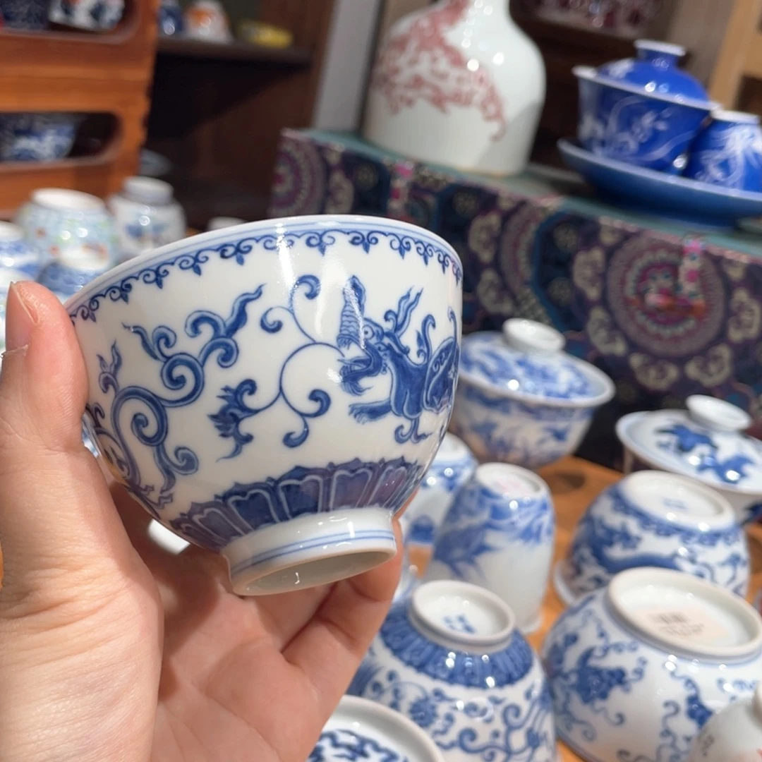 杯瑕疵小趣如常鸡心杯