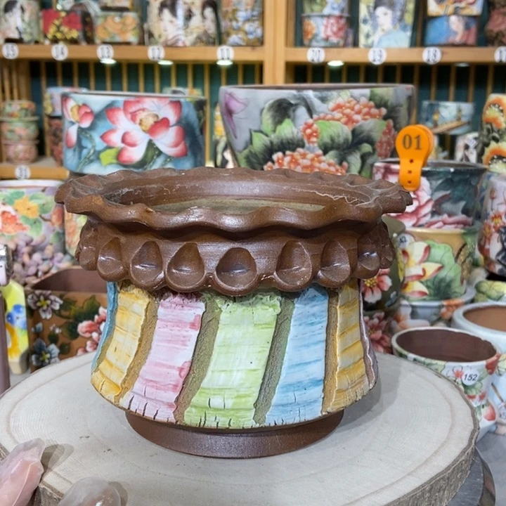 红陶景德镇艺术手绘作品