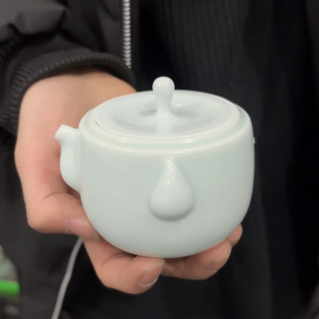 龙泉云间青瓷小米茶器