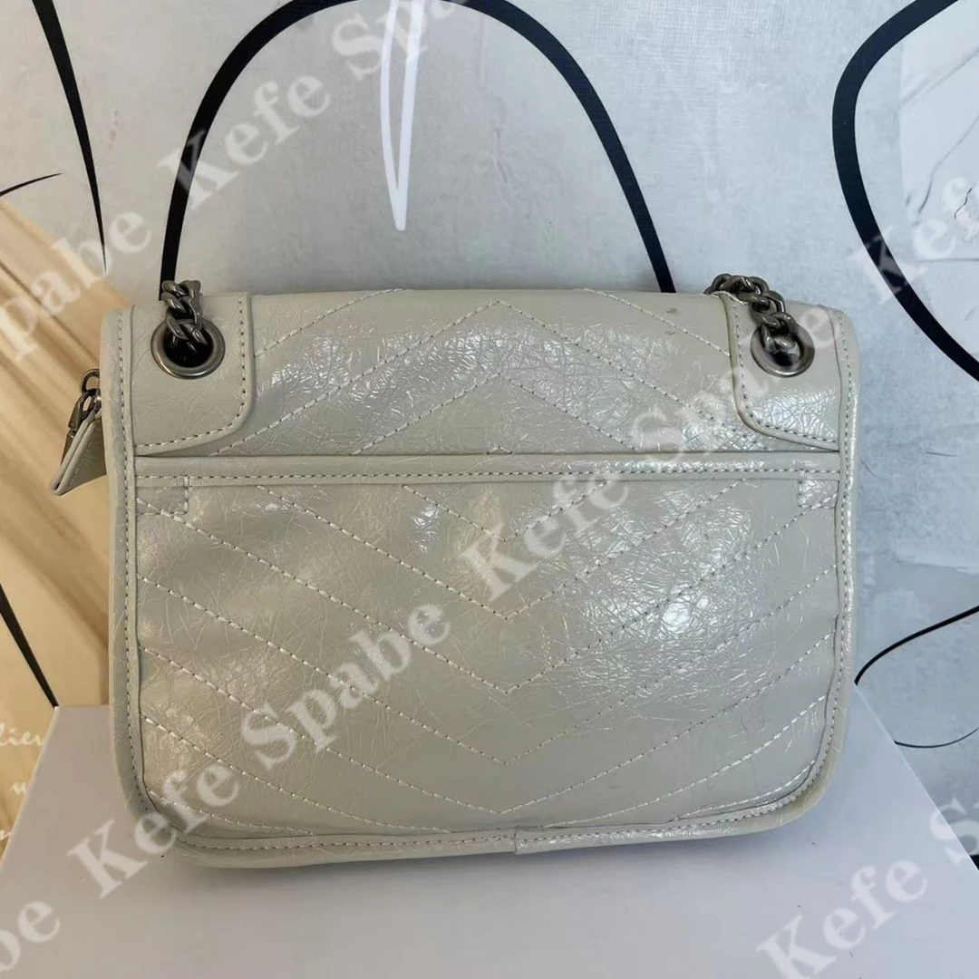 HM01525新款奶白色小号流浪链条单肩斜挎包-1