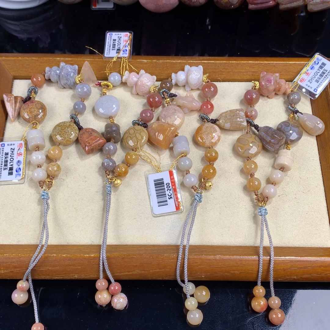 硅化珊瑚（珊瑚玉）未镶嵌吊坠(赠链)3号福利200漏168一条