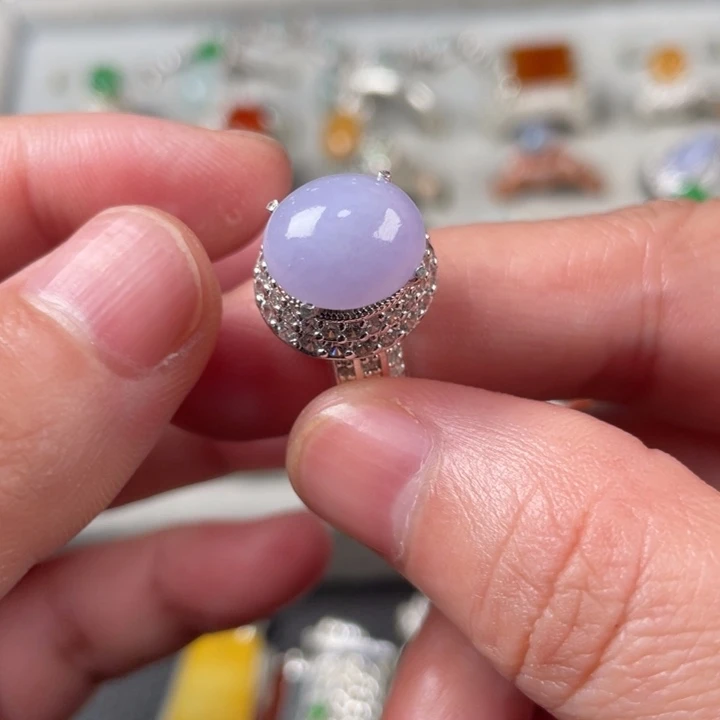 翡翠未镶嵌戒指缅甸天然翡翠