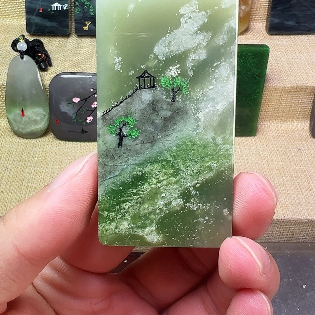 和田玉颈饰未镶嵌