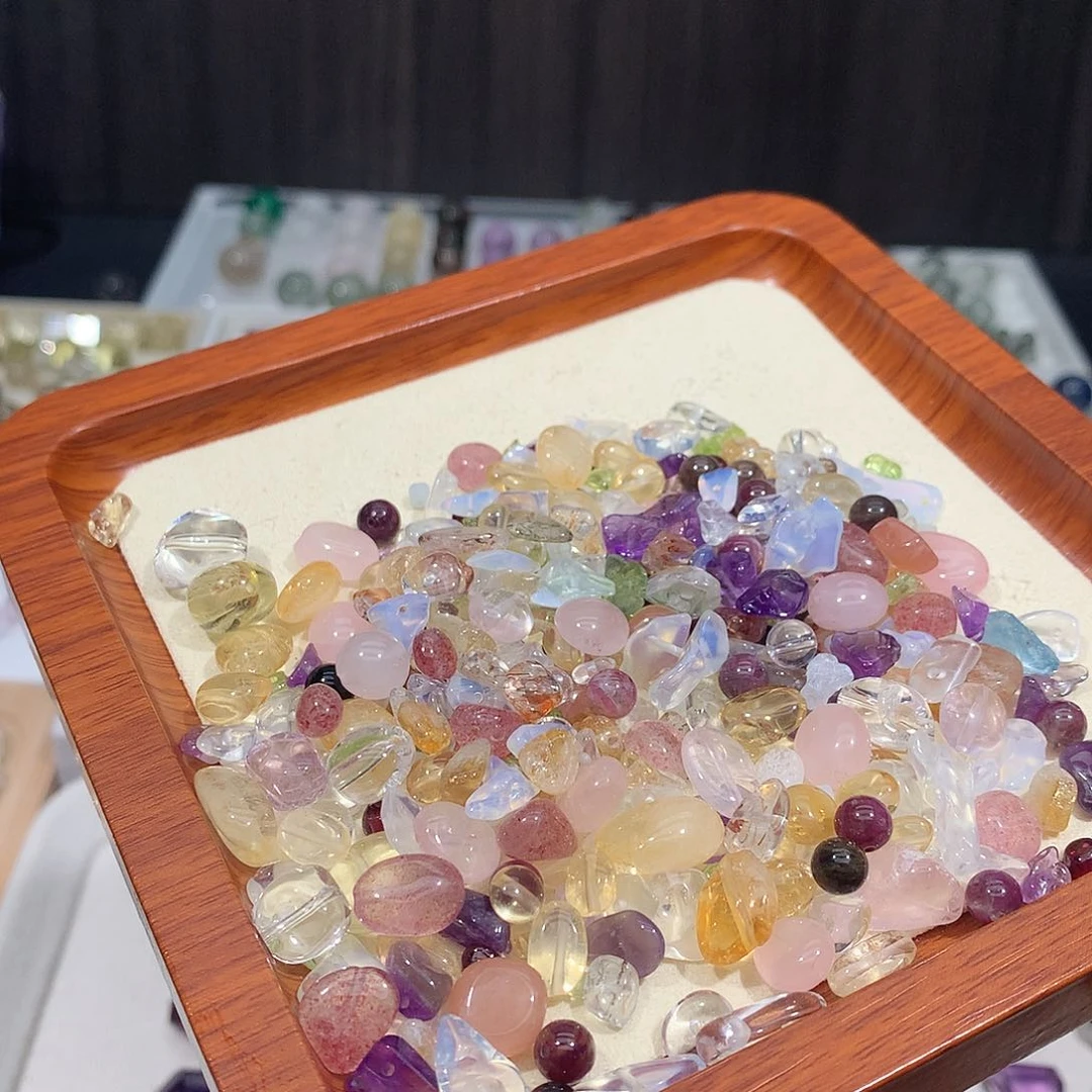 未镶嵌珠宝半成品水晶多宝隔珠自选5颗