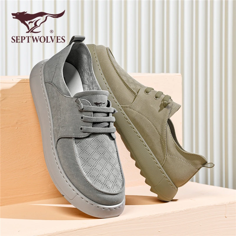 七匹狼官方正品男鞋2025夏季轻便透气布鞋男免系带百搭一脚蹬潮鞋