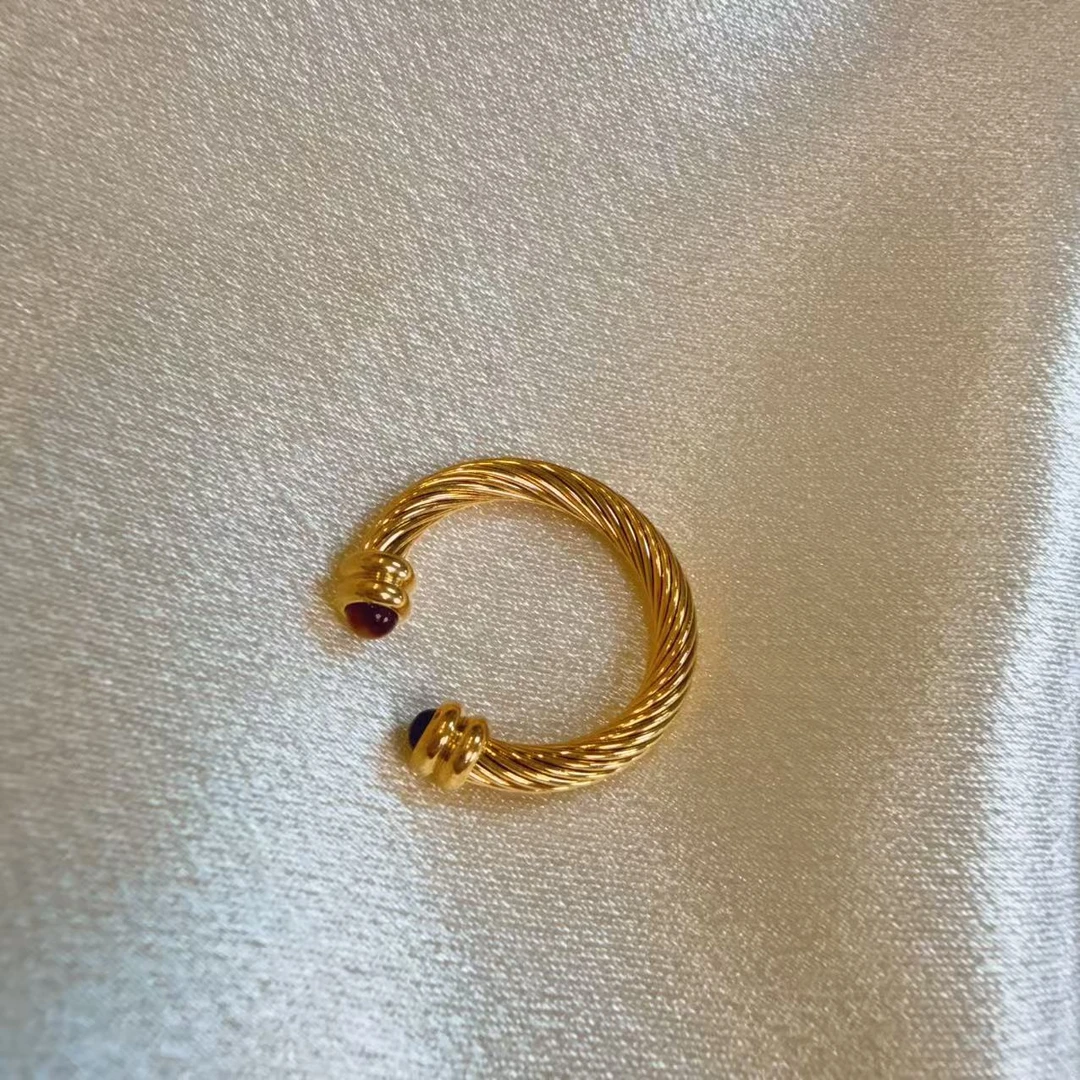 女原创设计气质简约指环轻奢戒指时尚百搭网红小蛮腰经典1202