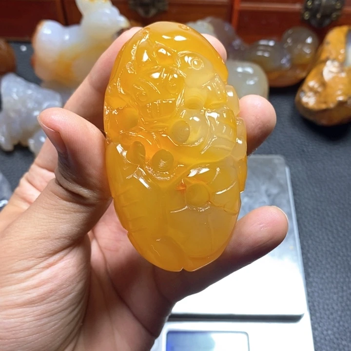 玛瑙/玉髓吊坠未镶嵌东*