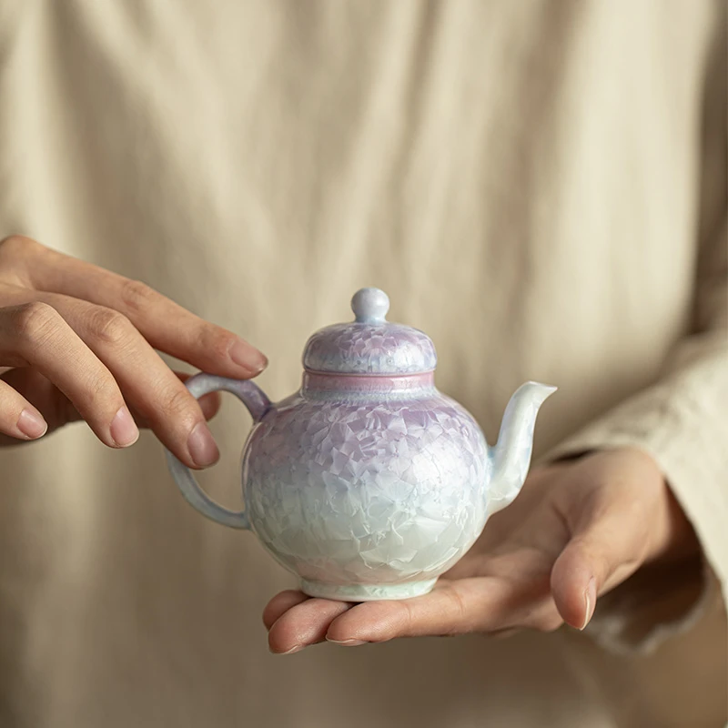 当代结晶釉-宫灯壶A13676