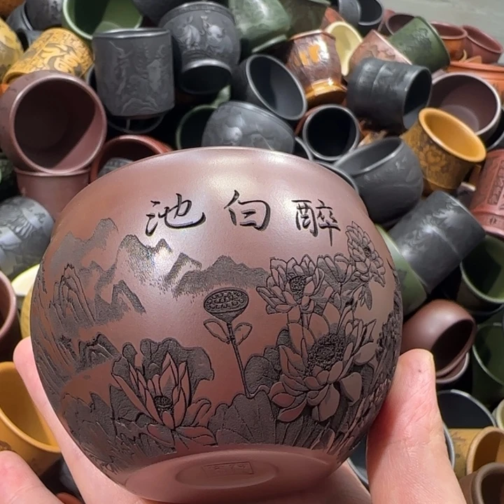 茶杯紫砂全手工紫砂