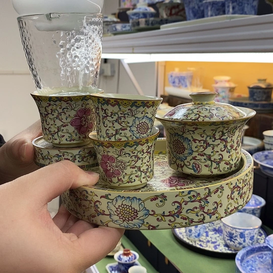 好看的漂亮的盖碗买吧