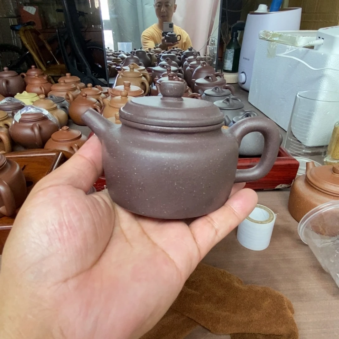 乾***量茶壶紫泥零添加德中壶150 CC瑕疵